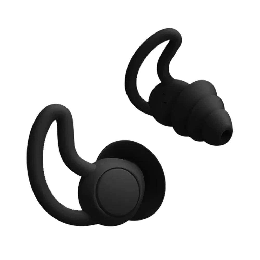 CCSN 3 Layer Ear Plugs For Sleep Silicone Noise Cancelling Hearing Protection, Soft Reusable Ear Plugs for Sleep
