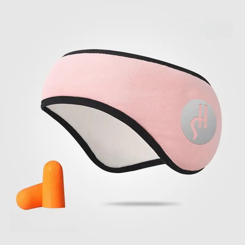Sleep Noise-reducing  Earplugs Adjustable Eye Mask InsulatedEarplugs Travel Nap Lunch Break Sound Insulation Earmuffs