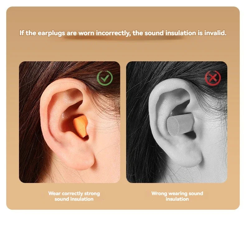 Sleep Noise-reducing  Earplugs Adjustable Eye Mask InsulatedEarplugs Travel Nap Lunch Break Sound Insulation Earmuffs