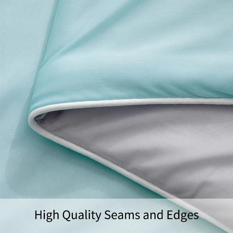 Cooling Blanket for Bed Silky Air Condition Comforter Lightweight Cooled Summer Quilt with Double Side Cold & Cooling Fabric
to make summer nights cooler and better.