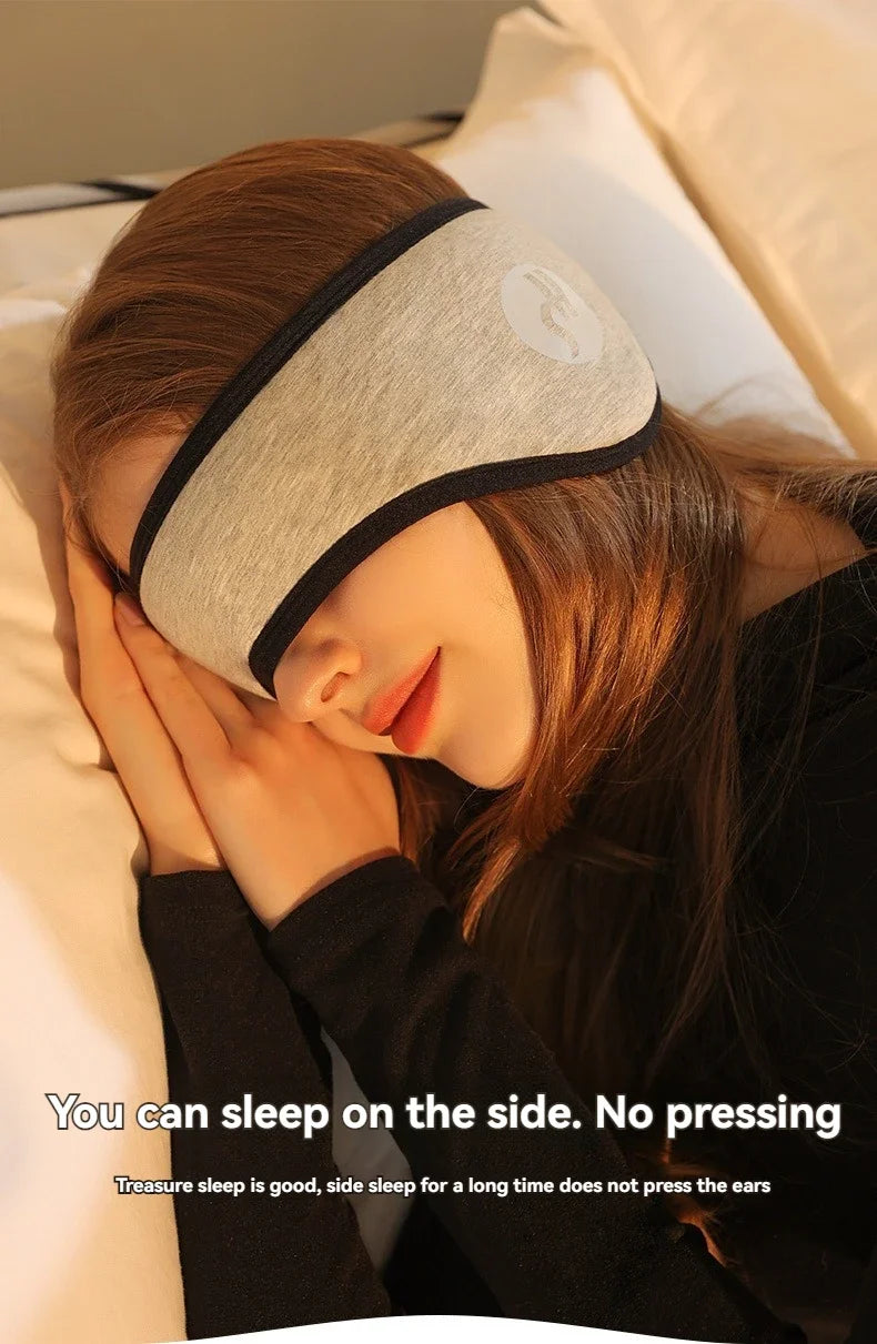 Sleep Noise-reducing  Earplugs Adjustable Eye Mask InsulatedEarplugs Travel Nap Lunch Break Sound Insulation Earmuffs