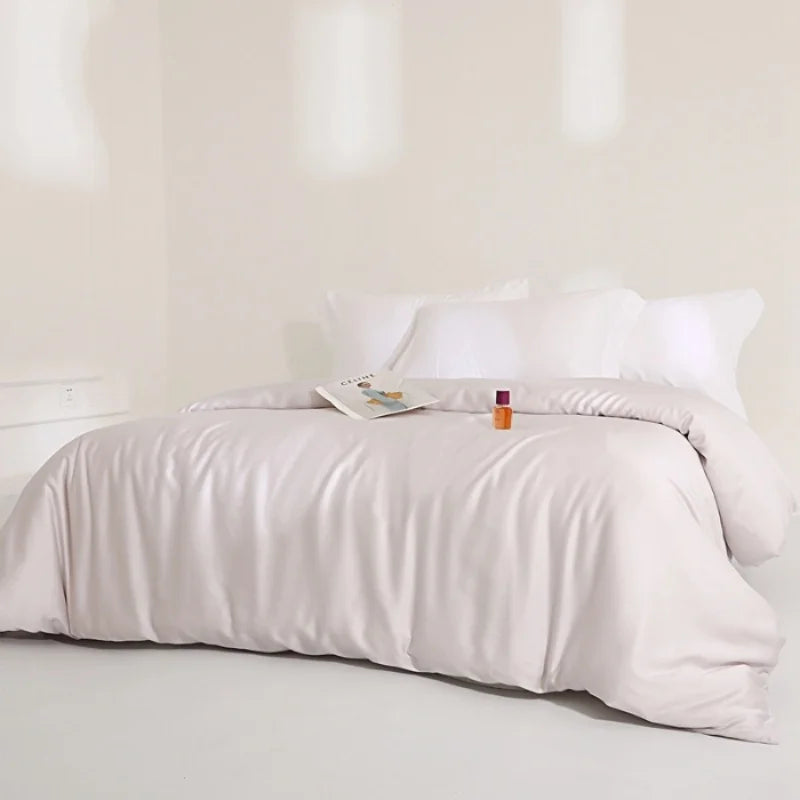 Eucalyptus Lyocell Bedding Set 1pc Duvet Cover Summer Cooling Bamboo Bed Covers