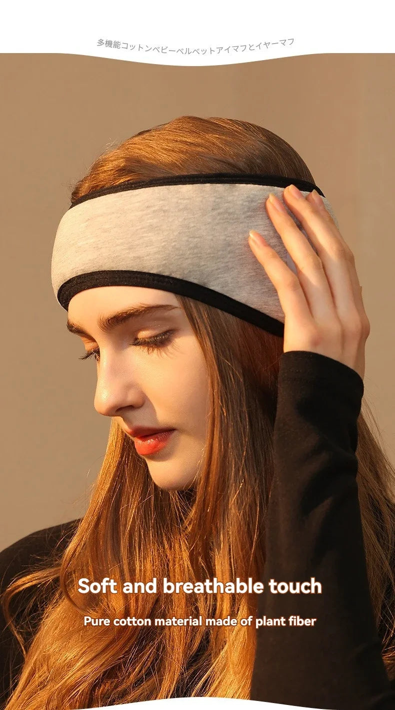 Sleep Noise-reducing  Earplugs Adjustable Eye Mask InsulatedEarplugs Travel Nap Lunch Break Sound Insulation Earmuffs