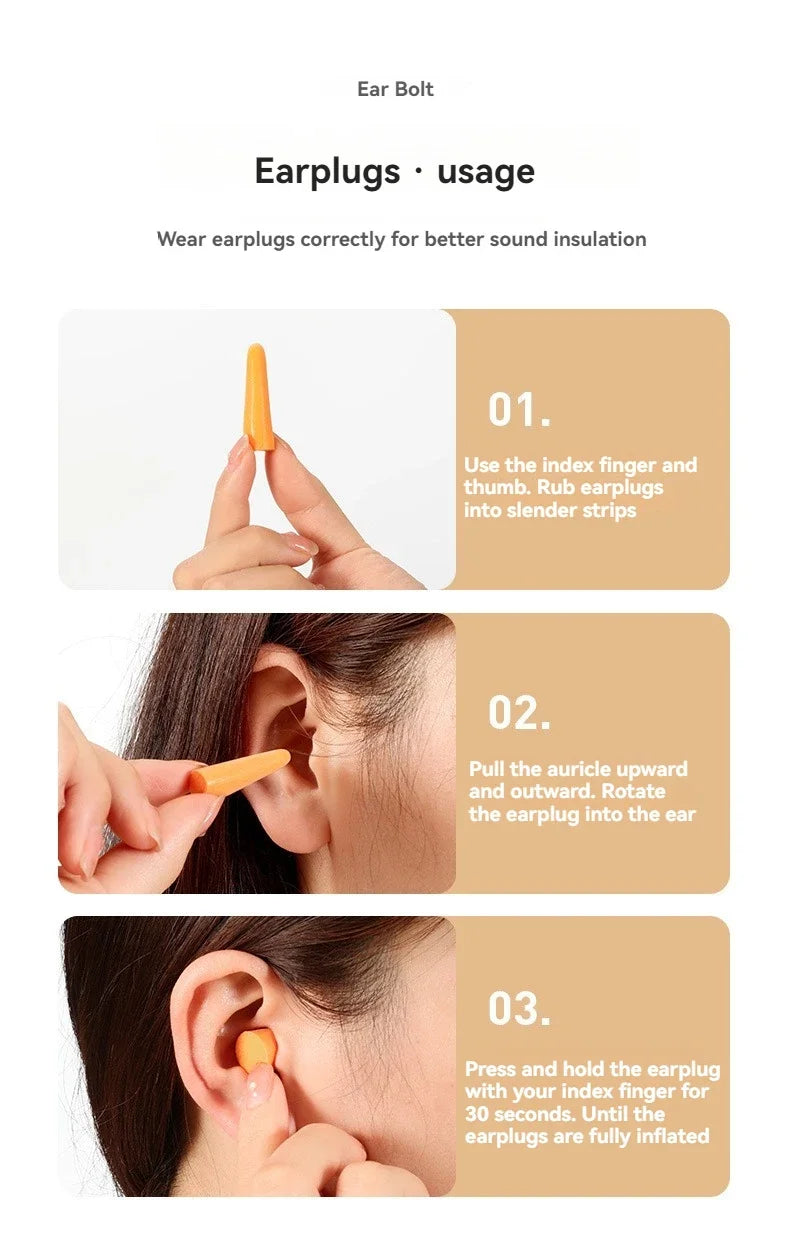 Sleep Noise-reducing  Earplugs Adjustable Eye Mask InsulatedEarplugs Travel Nap Lunch Break Sound Insulation Earmuffs